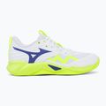 Scarpe da pallavolo Mizuno Wave Momentum Pro white/lightning yellow/dazzling blue 2
