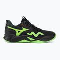 Scarpe da pallavolo Mizuno Wave Momentum Pro black/glowing apple/mandarin orange 2