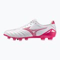 Scarpe da calcio Mizuno Morelia Neo IV Pro FG white/fuchsia purple/fuchsia purple