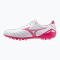 Scarpe da calcio Mizuno Morelia Neo IV Pro AG white/fuchsia purple/fuchsia purple