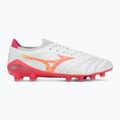 Scarpe da calcio Mizuno Morelia Neo IV Beta Japan FG white/pink tetra/fuchsia purple 2