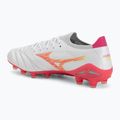 Scarpe da calcio Mizuno Morelia Neo IV Beta Japan FG white/pink tetra/fuchsia purple 3