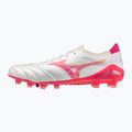 Scarpe da calcio Mizuno Morelia Neo IV Beta Elite FG white/pink tetra/fuchsia purple
