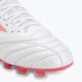 Scarpe da calcio Mizuno Morelia Neo IV Beta Elite FG white/pink tetra/fuchsia purple 7