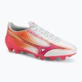 Scarpe da calcio Mizuno Alfa III Pro FG white/fuchsia purple