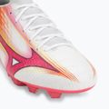 Scarpe da calcio Mizuno Alfa III Pro FG white/fuchsia purple 7