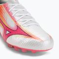 Scarpe da calcio Mizuno Alpha III Japan AG white/fuchsia purple 7