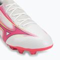 Scarpe da calcio Mizuno Alfa III Select FG white/fuchsia purple 7