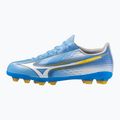 Scarpe da calcio junior Mizuno Alfa III Select Jr FG sky blue/white