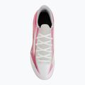 Scarpe da calcio junior Mizuno Alfa III Select Jr FG white/fuchsia purple 5