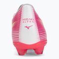 Scarpe da calcio junior Mizuno Alfa III Select Jr FG white/fuchsia purple 6