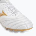 Scarpe da calcio Mizuno Morelia Neo IV Beta Elite AG white/mp gold/cool gray 3c 7