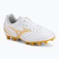 Scarpe da calcio junior Mizuno Monarcida Neo III Select FG white/mp gold