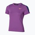 Maglietta da tennis da donna Mizuno Tennis Short Sleeve Tee dahlia