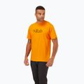 Maglietta da trekking Rab Stance Logo SS sunset da uomo