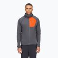 Felpa da uomo Rab Superflux Hoody graphene/firecracker