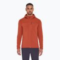 Felpa Rab Ascendor Light Hoody Uomo rosso toscano