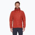 Piumino Rab Cirrus Flex Hoody da uomo rosso toscano