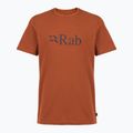 T-shirt uomo Rab Stance Logo red earth