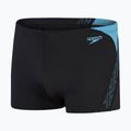 Boxer da bagno Speedo Hyper Boom Splice da uomo nero/bullone 4