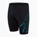 Speedo Hyper Boom Placement nero/bullone uomini nuotatori 5