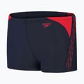 Speedo Hyper Boom Logo Splice - pantaloncini da bagno per bambini true navy/fed red 4