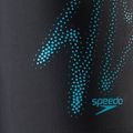 Speedo Hyper Boom Logo Placement pantaloncini da bagno per bambini nero/bullone 3