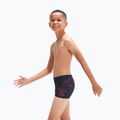 Speedo Hyper Boom Logo Placement - pantaloncini da bagno per bambini true navy/fed red 6