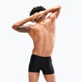 Pantaloncini da bagno Speedo Medley Logo da uomo, nero/rosso 7