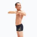 Speedo Medley Logo pantaloncini da bagno da bambino in vero blu/spritz 6