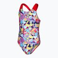 Speedo Digital Allover Splashback tr navy/rosso/blu fiamma costume intero per bambini 4