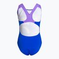Speedo Digital Placement Splashback costume intero da bambino blu flame/miami lilac 2