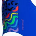 Speedo Digital Placement Splashback costume intero da bambino blu flame/miami lilac 4