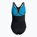 Costume intero Speedo Hyperboom Splice Flyback donna nero/bullone/tortora 2