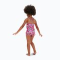 Speedo Learn To Swim Printed Frill Thinstrap rosa ciliegia/dolce taro/elio costume intero per bambini 4