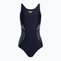Speedo Plastisol Placement Muscleback, costume intero da bambino, true navy/bondi blue