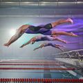 Costume da bagno Speedo Fastskin donna LZR Pure Intent Openback Kneeskin miami lilac/usa charcoal 8