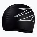 Speedo Cuffia in silicone stampato nero/bianco 2