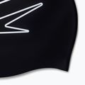 Speedo Cuffia in silicone stampato nero/bianco 4