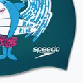 Cuffia Speedo Printed Silicone Junior pluto/blu azzurro/bianco 4