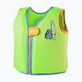 Speedo Gilet galleggiante stampato per bambini chima azzurro/verde fluo 4