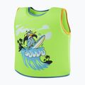 Speedo Gilet galleggiante stampato per bambini chima azzurro/verde fluo 5