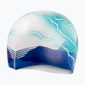 Cuffia Speedo Digital Printed thunderbolt bianco/blu 2