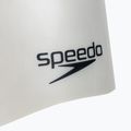 Cuffia Speedo Plain Moulded in silicone bianco perlato 3
