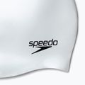 Cuffia Speedo Plain Moulded in silicone bianco perlato 6
