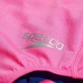 Costume intero da bambino Speedo Solid Lane Line Back rosa/blu 3