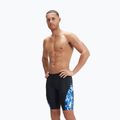 Speedo Allover Digi V-Cut uomo, pantalone da bagno nero/blu 8