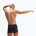 Speedo Uomo Allover Digi V-Cut Aquashort boxer da bagno nero/blu 9