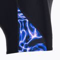 Speedo Uomo Allover Digi V-Cut Aquashort boxer da bagno nero/blu 3