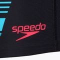 Pantaloncini da bagno Speedo Tech Print Aquashort da uomo nero/arancio 3